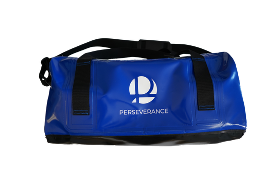 Sac de sport/voyage bleu, imperméable aux couleurs de PERSEVERANCE