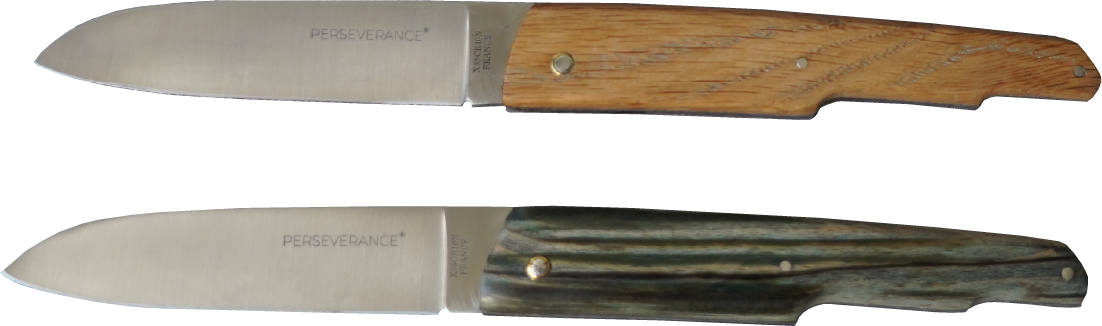 Couteau Laguiole en bois marqué PERSEVERANCE
