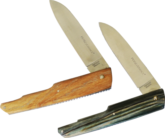 Couteau Laguiole en bois marqué PERSEVERANCE